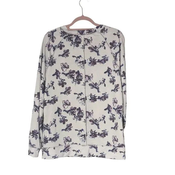 NEW Caslon Lena Purple Floral Pullover Top Size M - Picture 4 of 8